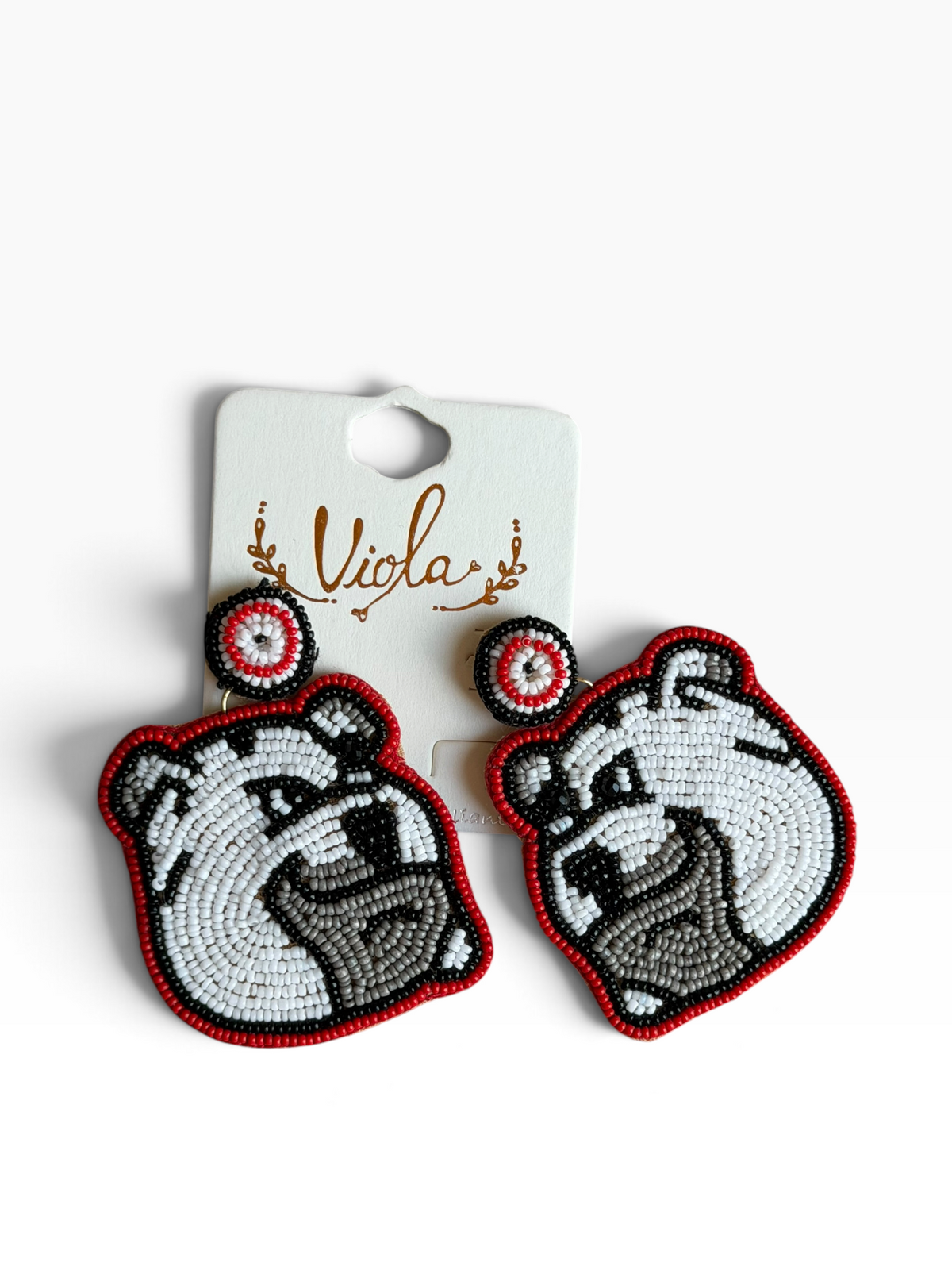 16 – Beaded Dawg Heads