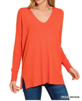 G/H - Viscose front seam sweater  TW-2211D6